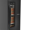 Ver imagem 5 de Cervejeira Beer Maxx 300 Porta Visor +2 a -6ºc 300l Vn28t Preto Onix 220v - Metalfrio
