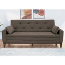 Ver imagem 4 de Sofá 2,08 Metros Linoforte Nature, 4 Lugares, Suede Veludo, Espuma D-33