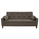 Ver imagem 2 de Sofá 2,08 Metros Linoforte Nature, 4 Lugares, Suede Veludo, Espuma D-33