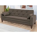 Ver imagem 3 de Sofá 2,08 Metros Linoforte Nature, 4 Lugares, Suede Veludo, Espuma D-33