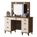 Ver imagem 1 de Penteadeira Camarim New Seul Malbec Off White - Luapa