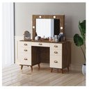 Ver imagem 2 de Penteadeira Camarim New Seul Malbec Off White - Luapa