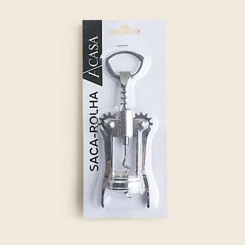 Saca Rolha Wing Metal 16.5cm - A\casa