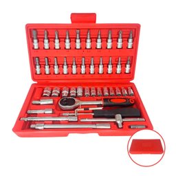 Furadeira de Impacto Parafusadeira 48v + Kit Chave Catraca 46 Peças Profissional Exbom - 6