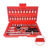 Furadeira de Impacto Parafusadeira 48v + Kit Chave Catraca 46 Peças Profissional Exbom - 6