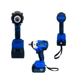 Furadeira de Impacto Parafusadeira 48v + Kit Chave Catraca 46 Peças Profissional Exbom - 5