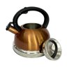 Chaleira Inox  com Apito Crown Gold 3 Litros - Gold - 2