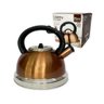 Chaleira Inox  com Apito Crown Gold 3 Litros - Gold - 1