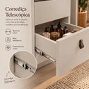 Ver imagem 6 de Penteadeira Camarim com Espelho França Yescasa Bege/Off White/Freijó