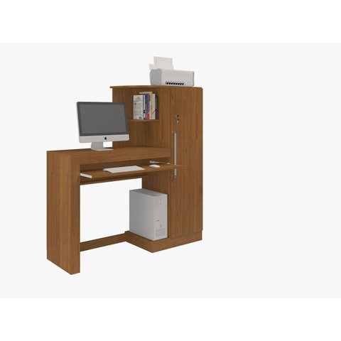 Mesa de Estudo Aroeira com Armário e Uma Porta com Chave:cinamomo