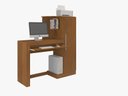 Ver imagem 1 de Mesa de Estudo Aroeira com Armário e Uma Porta com Chave:cinamomo
