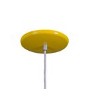 Ver imagem 2 de Pendente Meia Lua 24cm Luminária Lustre Alumínio Amarelo