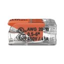 Ver imagem 1 de 50 Conectores Automáticos até 6,0mm 2 Polos 41a - Wago
