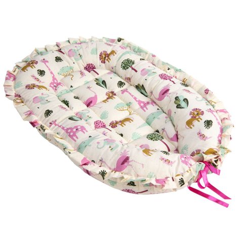 Ninho Redutor para Bebê - Girafa Pink