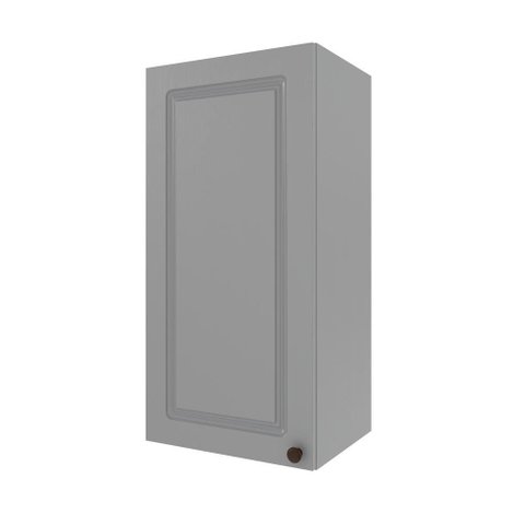 Armário Aéreo de 0,40 Cm 1 Porta 100% Mdf Titânio Fosco Amoudi
