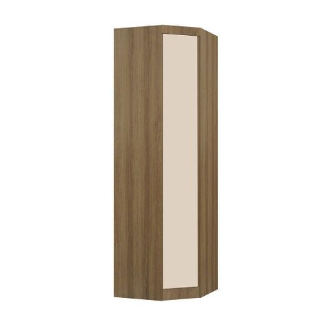 Guarda Roupa de Canto Diagonal Modulado 1 Porta 70cm Veneza Luc Avelã Pf/arenas Pf