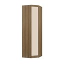 Ver imagem 1 de Guarda Roupa de Canto Diagonal Modulado 1 Porta 70cm Veneza Luc Avelã Pf/arenas Pf