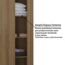 Ver imagem 5 de Guarda Roupa de Canto Diagonal Modulado 1 Porta 70cm Veneza Luc Avelã Pf/arenas Pf
