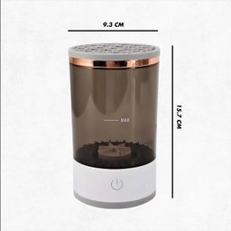Limpador Pincéis Maquiagem Usb Automático Limpa Seca Rápido - 8