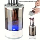 Ver imagem 5 de Limpador Pincéis Maquiagem Usb Automático Limpa Seca Rápido
