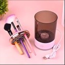 Ver imagem 3 de Limpador Pincéis Maquiagem Usb Automático Limpa Seca Rápido