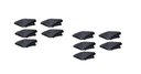 Ver imagem 1 de Conjunto com 10 Apoios Ergonômicos para Os Pés - Suporta até 100 Kg Preto Referência 850 Acrinil