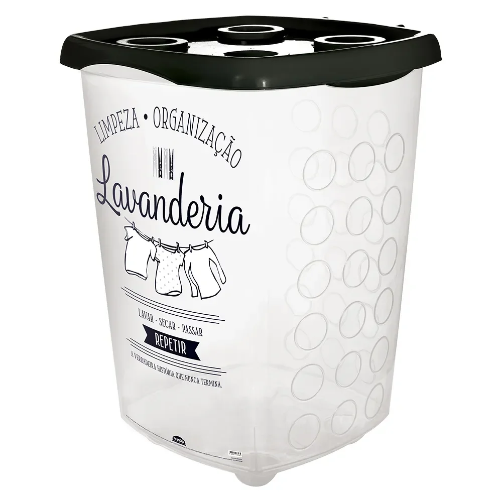 Ver imagem 1 de Cesto Organizador 38 L Lettering Plasútil