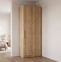 Ver imagem 1 de Guarda-Roupa Modulado 1 Porta Canto Reto Modulare 220cm Marrom Cappuccino