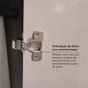 Ver mais imagens de Guarda-Roupa Modulado 1 Porta Canto Reto Modulare 220cm Marrom Cappuccino