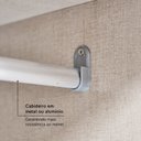 Ver imagem 7 de Guarda-Roupa Modulado 1 Porta Canto Reto Modulare 220cm Marrom Cappuccino
