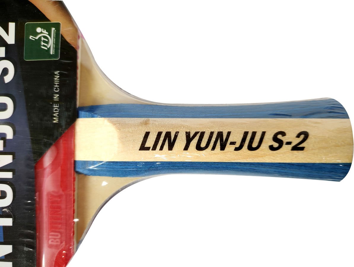 Raquete Tênis de mesa Clássica Butterfly Lin Yun-ju S-2:Preto/Vermelho - 6