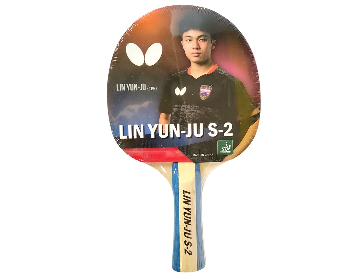 Raquete Tênis de mesa Clássica Butterfly Lin Yun-ju S-2:Preto/Vermelho - 3