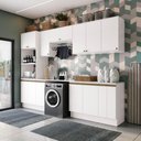 Ver imagem 1 de Lavanderia Modulada Kappesberg Celeste 9 Peças Branco 310,5cm