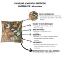 Ver imagem 2 de Kit 3 Almofadas Cheias Waterblock Impermeável Área Externa Folhagens Marrom Laranja 45CMX45CM