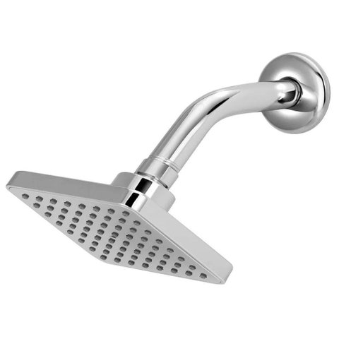 Ducha Chuveiro Articulado Lorben Quadrado para Aquecedor Solar Gás
