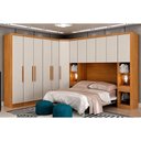 Ver imagem 1 de Quarto Modulado N. Horizonte Rizon 7PEÇAS QM17 Cumaru