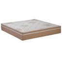 Ver imagem 4 de Cama Box Queen: Colchão Espuma D45 Polar Pérola Premium + Base CRC Rústico Clean(158x198)