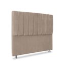 Ver imagem 1 de Cabeceira Estofada Cama Box Queen Carla 160cm Capuccino