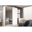 Ver imagem 1 de Guarda Roupa Solteiro com Espelho 2 Portas 3 Gavetas Veneto
