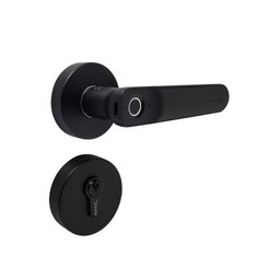 Fechadura Digital com Biometria SL135 Preta Papaiz - 1