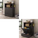 Ver imagem 6 de Balcão Multiuso/comedouro para Cães e Gatos Multimóveis Mp6026 Preto