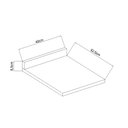 Ver imagem 2 de Tampo para Balcão 40 Cm Cozinha Modulada Cristal 25mm Mdf Cor:mineral