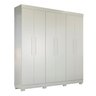 Guarda Roupa Solteiro 6 Portas 4 Gavetas Flórida 100% MDF - 10
