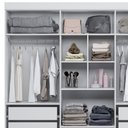 Ver imagem 7 de Guarda Roupa Solteiro 6 Portas 4 Gavetas Flórida 100% MDF