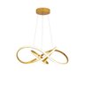 Lustre Pendente Led Flux 45w Dourado 3 em 1 Bivolt Design Moderno e Elegante - 6