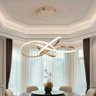 Lustre Pendente Led Flux 45w Dourado 3 em 1 Bivolt Design Moderno e Elegante - 3