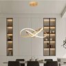 Lustre Pendente Led Flux 45w Dourado 3 em 1 Bivolt Design Moderno e Elegante - 5