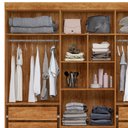 Ver imagem 7 de Guarda Roupa Solteiro 6 Portas 4 Gavetas Flórida 100% MDF