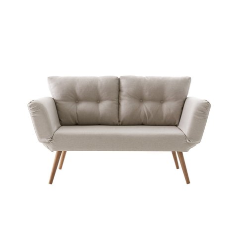 Sofa Cama 142,0cm 85,0cm x 70,0cm Adele T1074 Bege