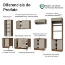 Ver imagem 4 de Armário de Cozinha Completa 340 cm Rustic/Crema Vik Madesa 01